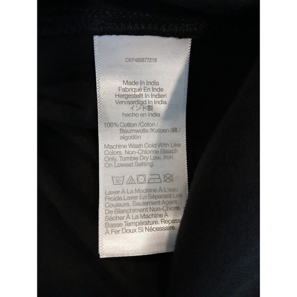 Madewell Black Short Sleeve Cotton Perfect Crewneck Tee Size Medium NEW NS581 - Picture 10 of 10